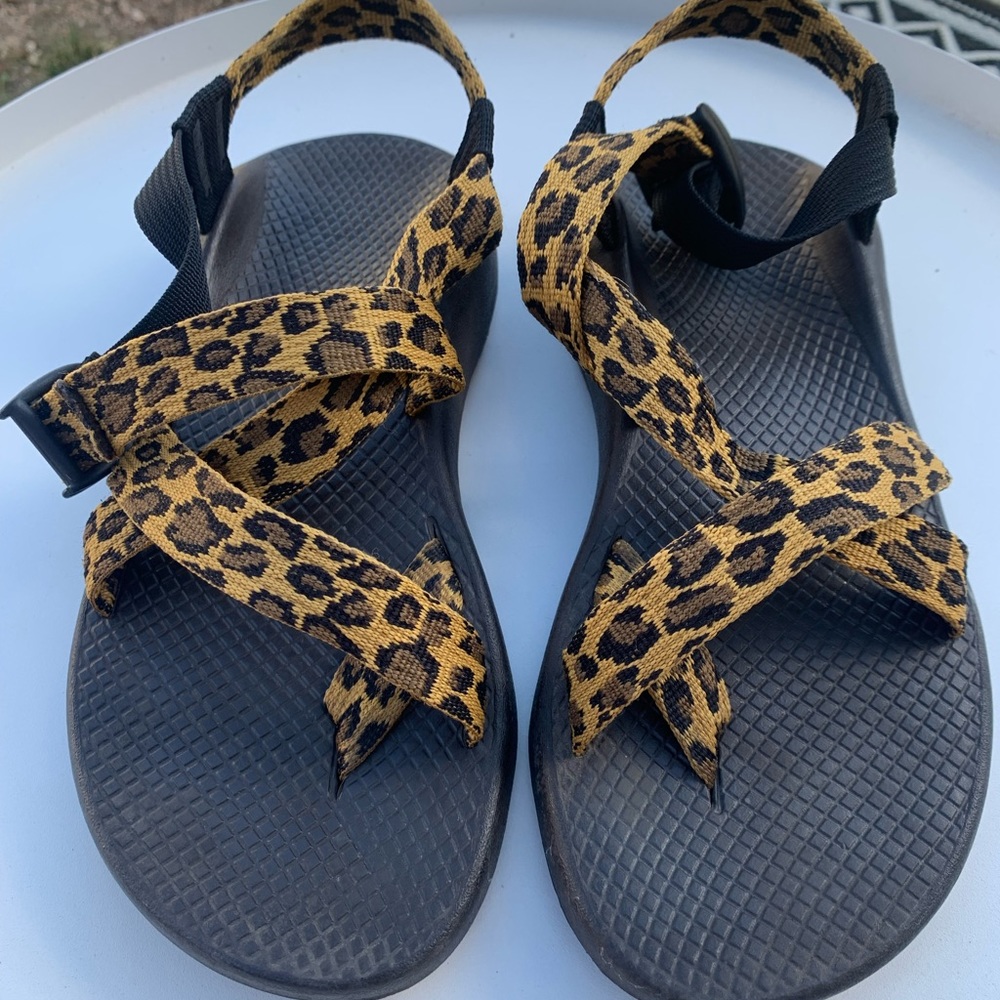 Women’s size 8 leopard print Chaco’s